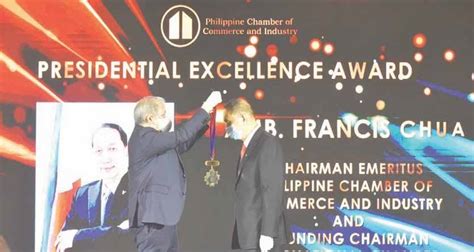 Francis Chua Received The Highest Ever Award .